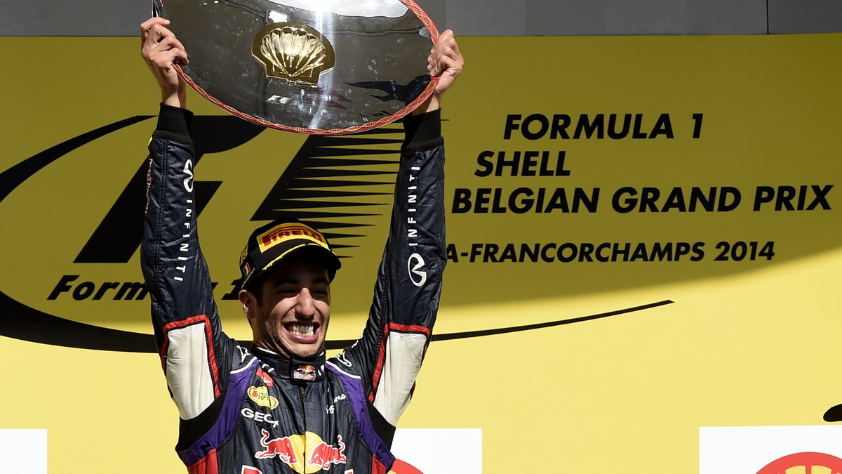 Daniel Ricciardo na torze Spa-Francorchamps