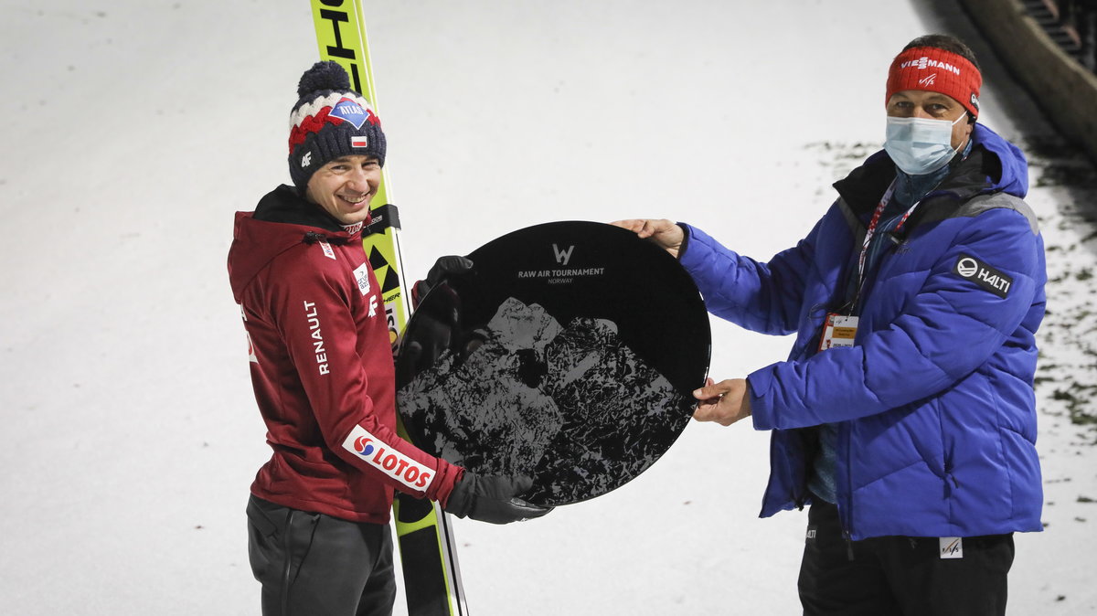 Kamil Stoch i Sandro Pertile