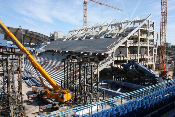 Euro 2012 Budowa Stadionu Miejskiego w Poznaniu (fot. Piotr Błoński)