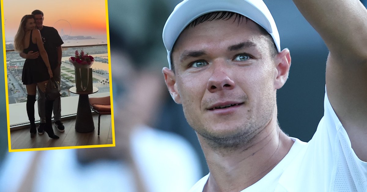 Żona wspiera Kamila Majchrzaka na Wimbledonie. Niedługo po ślubie przeżyli koszmar