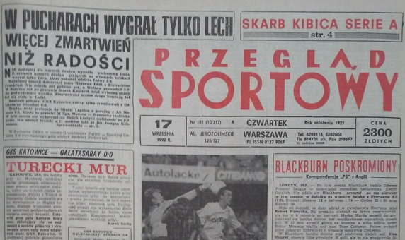 1. Sezon 1992/1993 – I runda (1/16 finału)