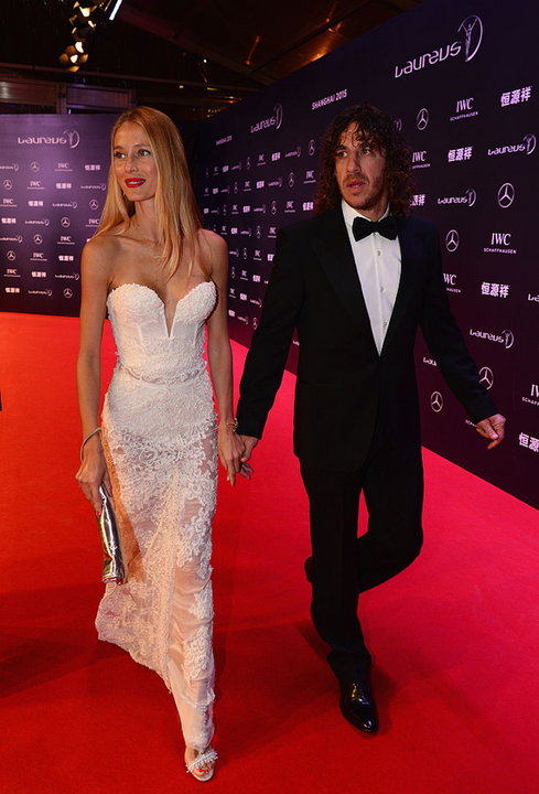 Vanesa Lorenzo i Carles Puyol