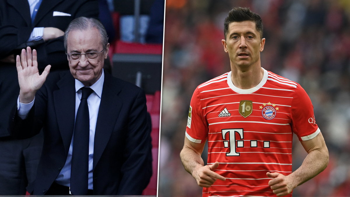 Florentino Perez i Robert Lewandowski