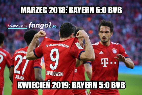Bayern Monachium - Borussia Dortmund. Memy po meczu