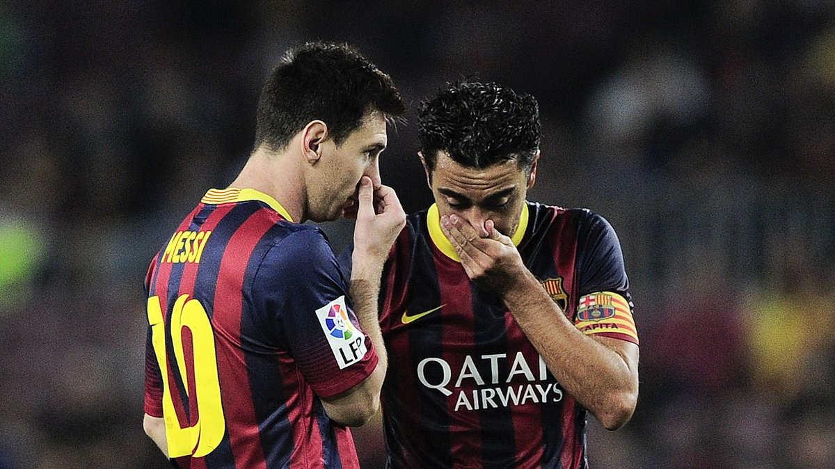 Lionel Messi i Xavi Hernandez