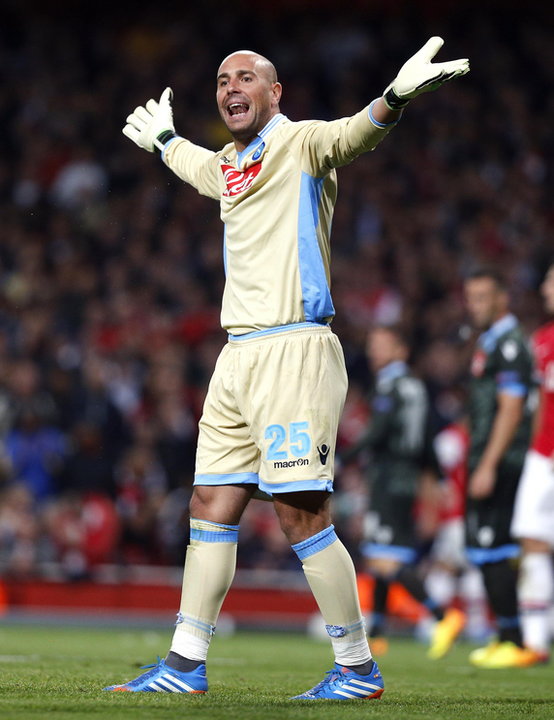 7. Pepe Reina (SSC Napoli)