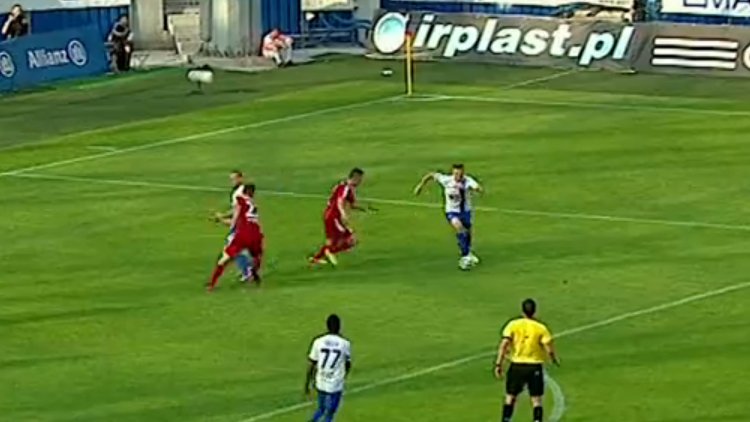 Górnik - Lech (0:1): piękny gol Teodorczyka