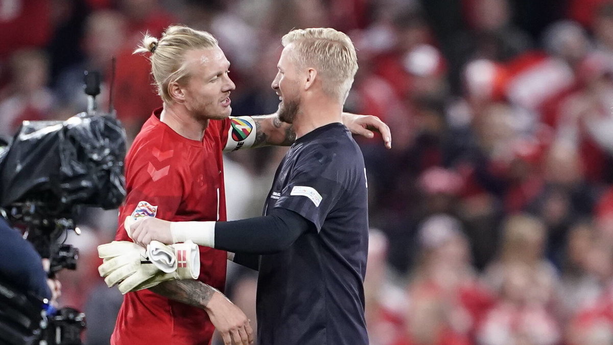 Simon Kjaer i Kasper Schmeichel