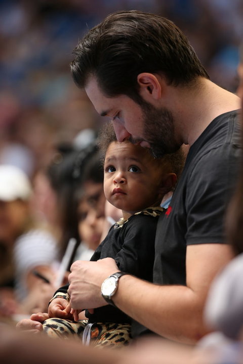 Alexis Olympia Ohanian z tatą Alexisem Ohanianem