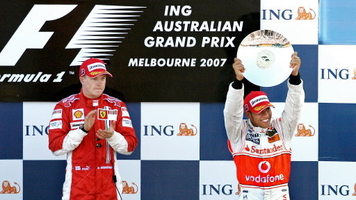 AUTO-PRIX-AUS-RAIKKONEN-HAMILTON-PODIUM