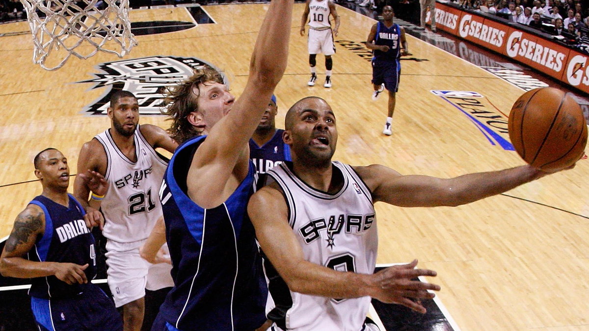 Dirk Nowitzki i Tony Parker