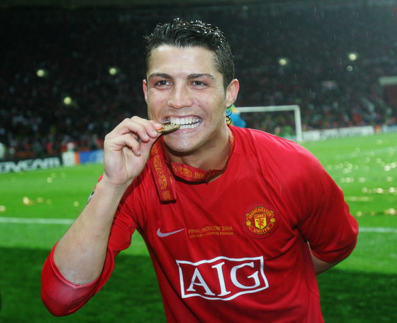 Cristiano Ronaldo w 2008 roku