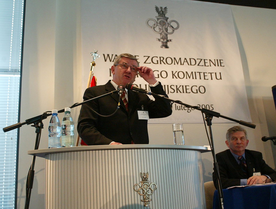 Piotr Nurowski był prezesem Polskiego Komitetu Olimpijskiego od lutego 2005 do śmierci w kwietniu 2010 roku.