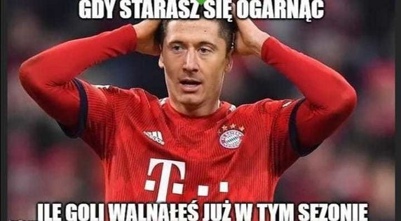 Memy po meczu Bayern - Stuttgart. Robert Lewandowski z hat trickiem! 