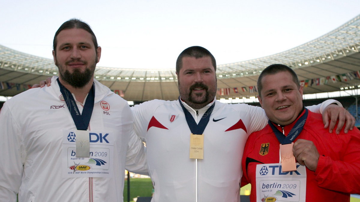 LEKKOATLETYKA MŚ W BERLINIE MAJEWSKI PODIUM