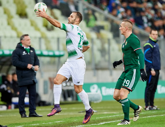 PIŁKA NOŻNA EKSTRAKLASA LECHIA GDAŃSK ŚLĄSK WROCŁAW (Flavio Paixao Peter Grajciar )