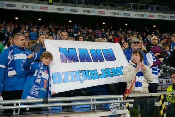 PIŁKA NOŻNA LIGA POLSKA LECH POZNAŃ RUCH CHORZÓW (Kibice Lecha Poznań)