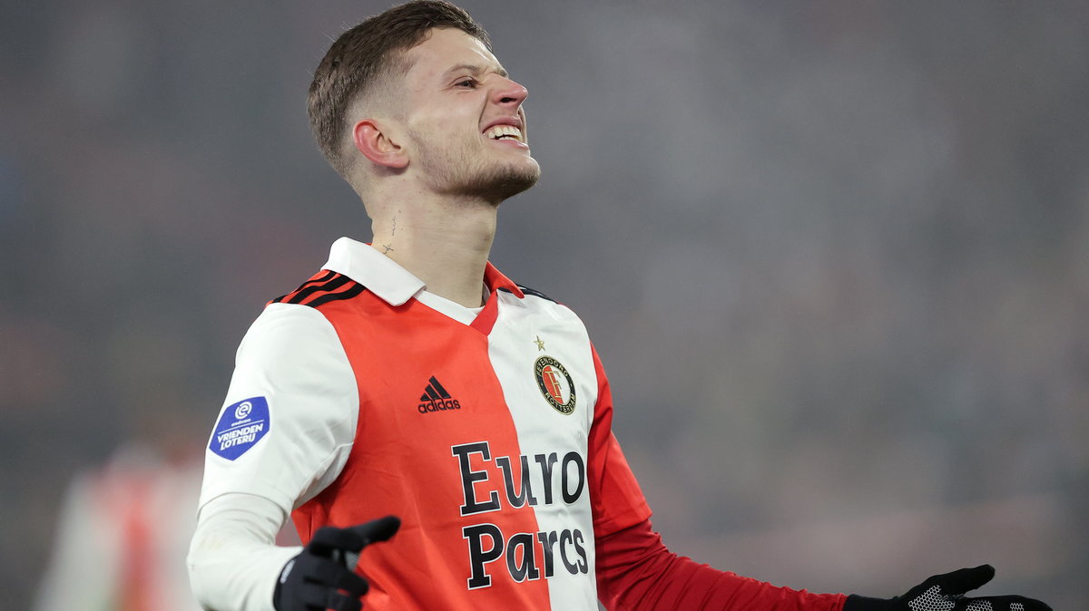 Sebastian Szymański w barwach Feyenoordu