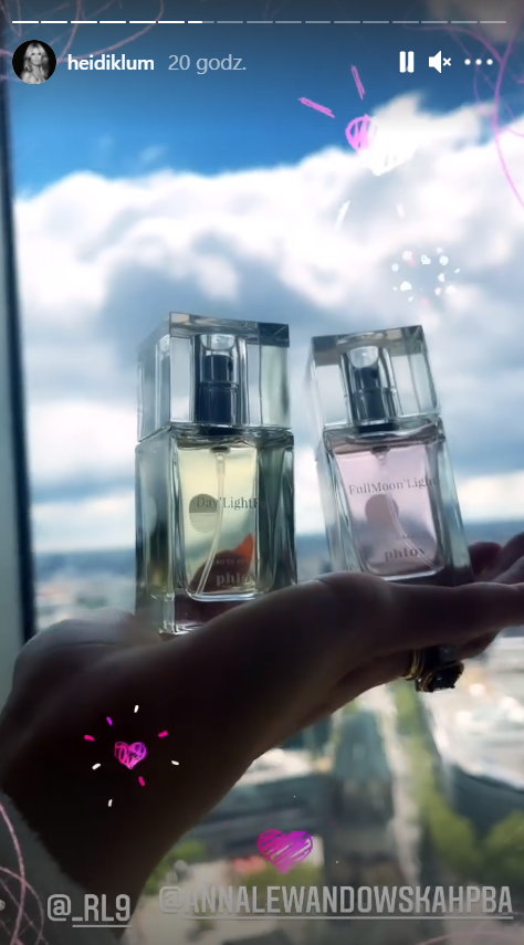 Heidi Klum pokazuje perfumy od Anny Lewandowskiej