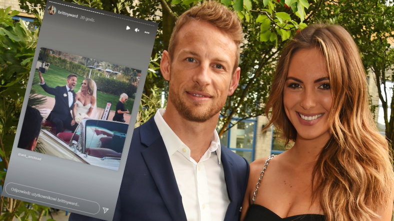 Jenson Button i Brittny Ward