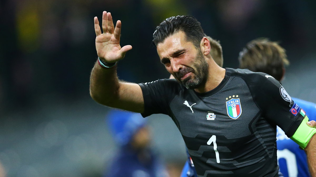 Gianluigi Buffon po przegranym meczu ze Szwecją, 2017 r. 