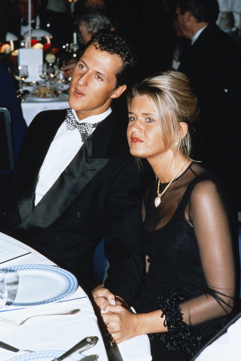 Michael Schumacher i jego żona Corinna