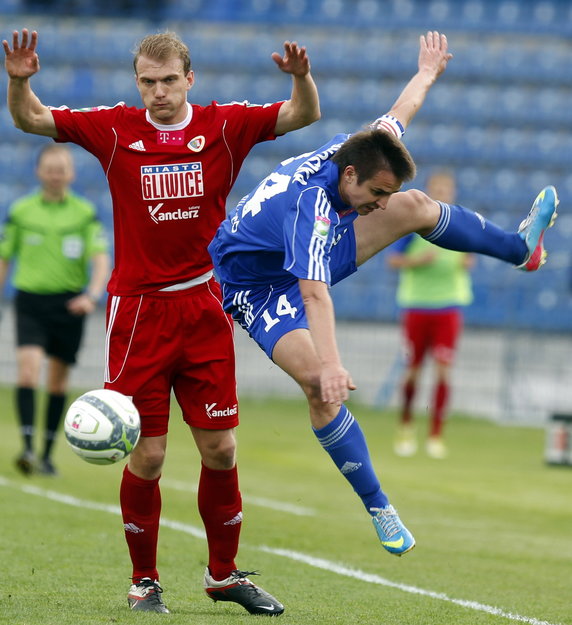 PIŁKARSKA EKSTRAKLASA RUCH CHORZÓW KONTRA PIAST GLIWICE