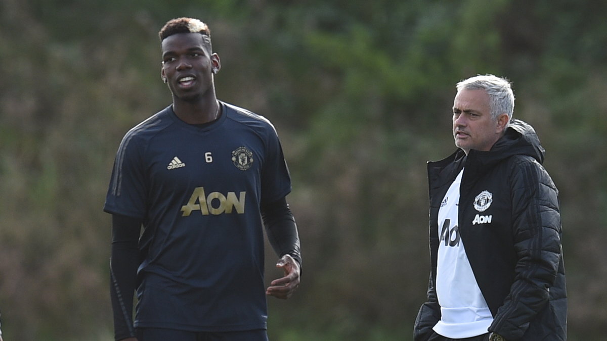 Paul Pogba i Jose Mourinho