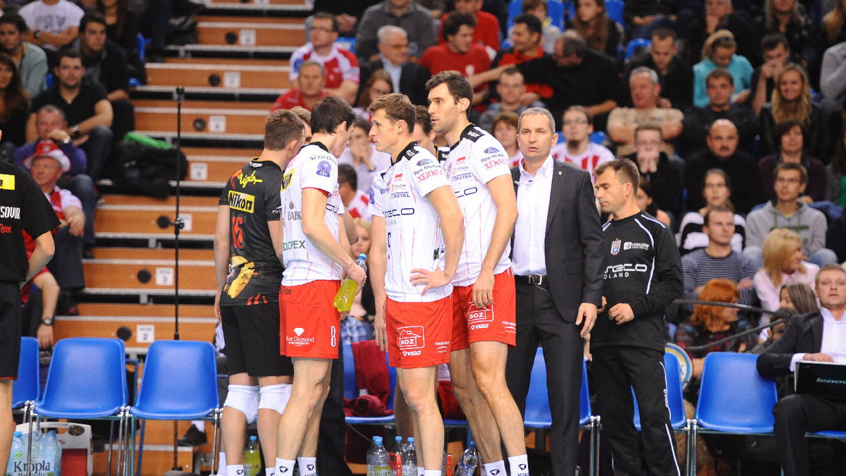 Asseco Resovia Rzeszów i trener Andrzej Kowal