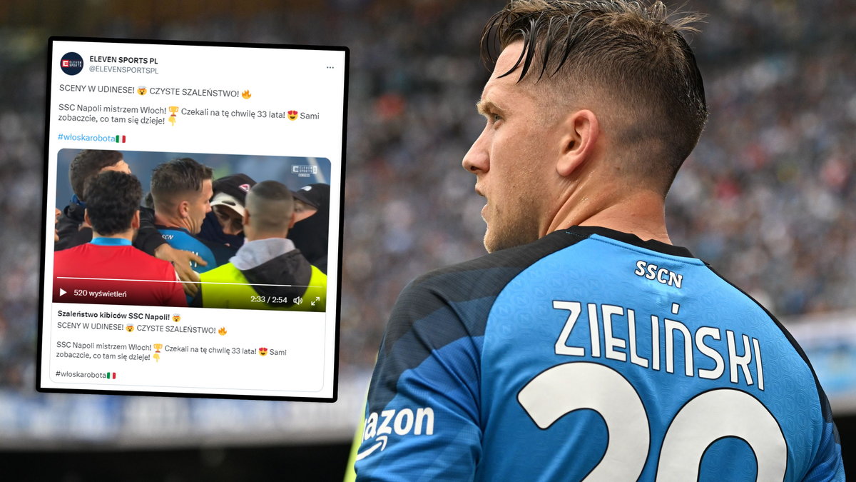 Piotr Zieliński osaczony przez fanów SSC Napoli