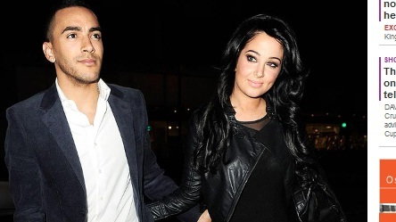 Danny Simpson i Tulisa Contostavlos