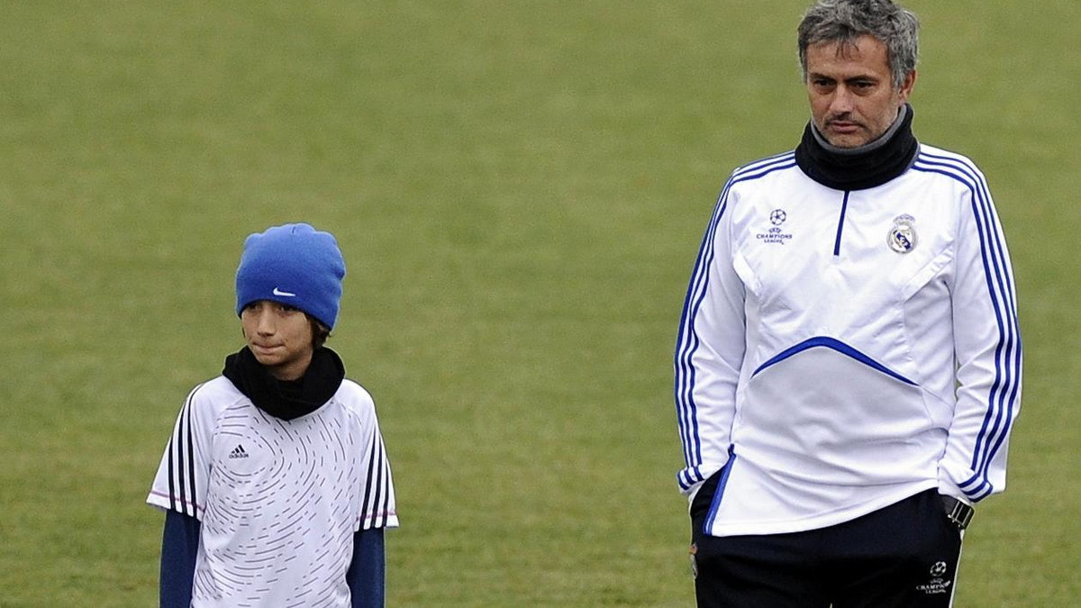 Jose Mourinho z synem