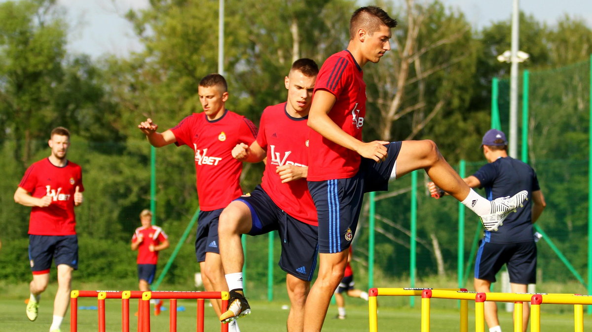 Wisla Krakow - pierwszy trening przed sezonem 2017/2018