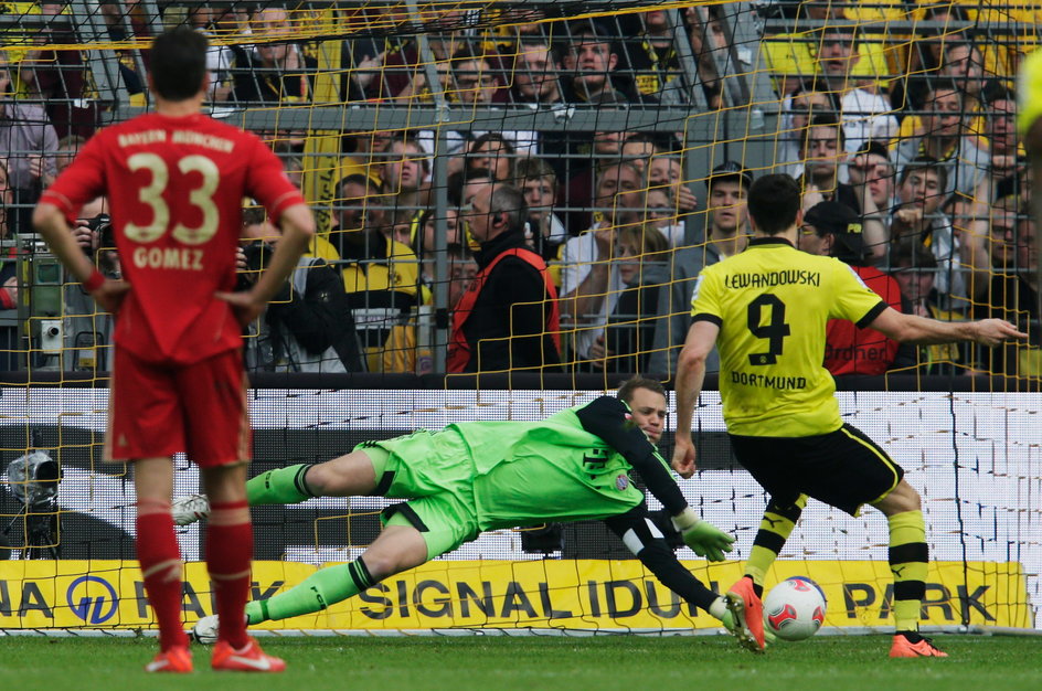 Robert Lewandowski kontra Manuel Neuer. 2013 r.