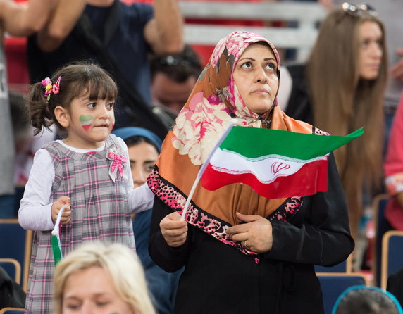 SIATKÓWKA FIVB MISTRZOSTWA ŚWIATA 2014 POLSKA IRAN (kibice Iranu)