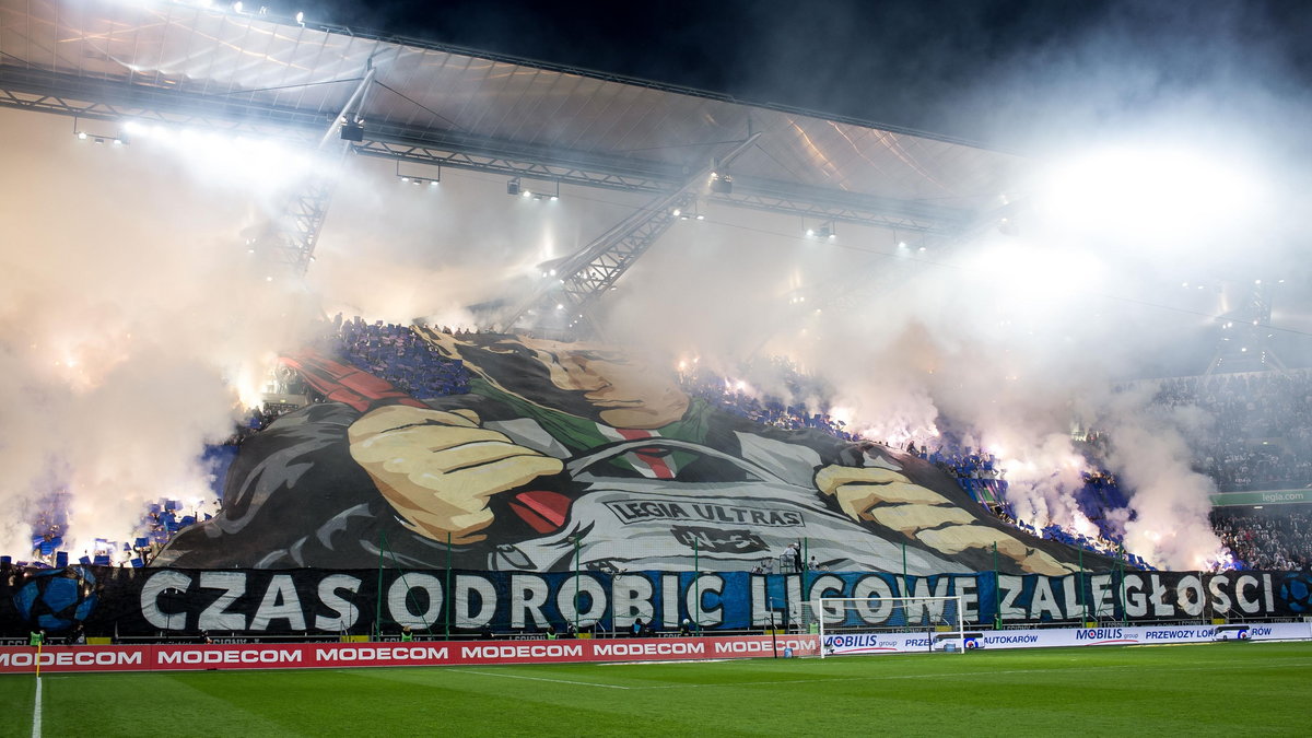 Legia - Wisła oprawa