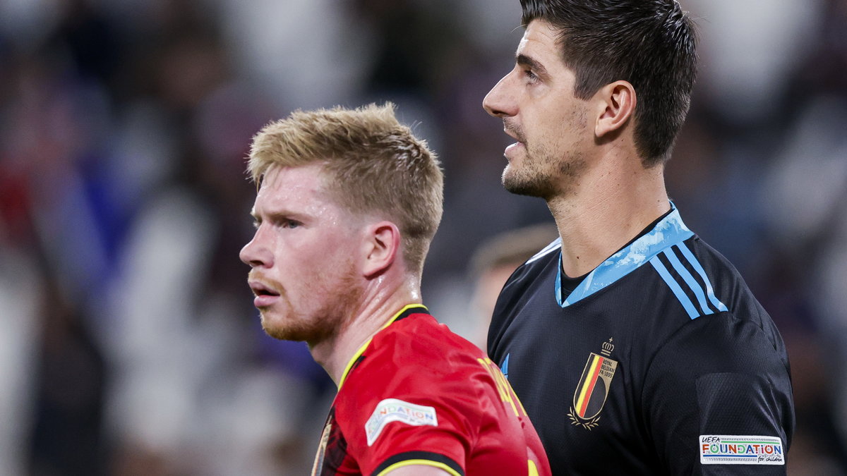 Kevin de Bruyne i Thibaut Courtois