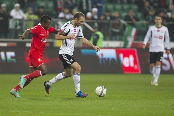 Legia Warszawa - Widzew Łódź Ljuboja