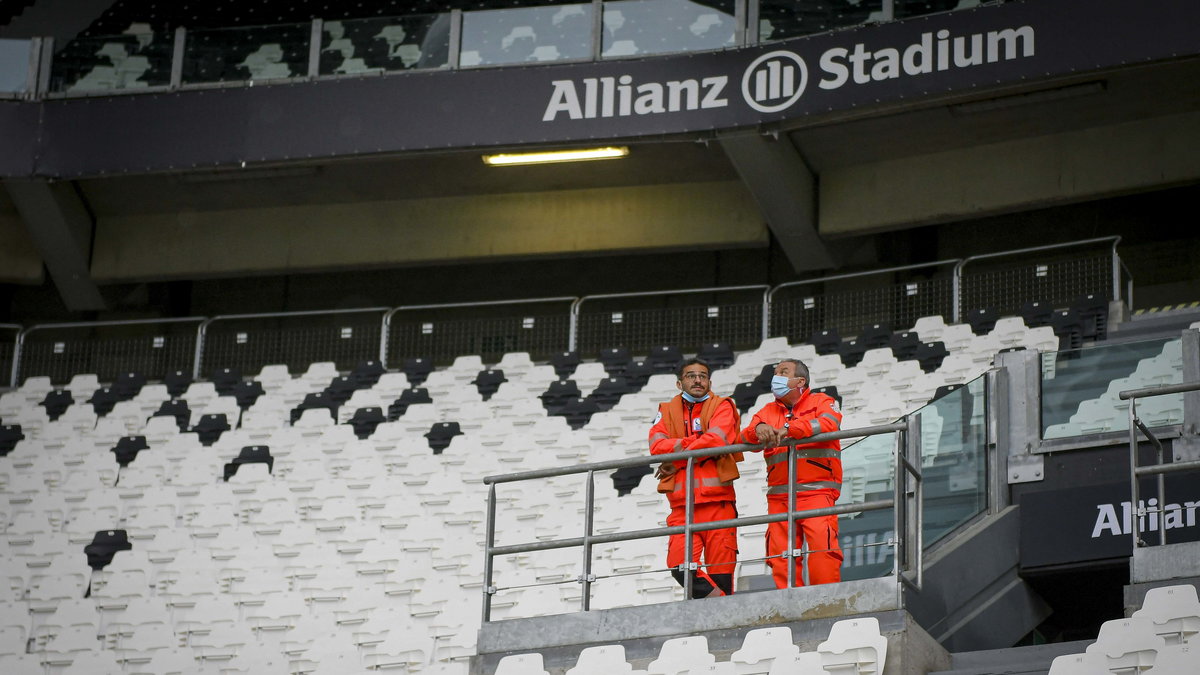 Stadion Juventusu w czasie pandemii