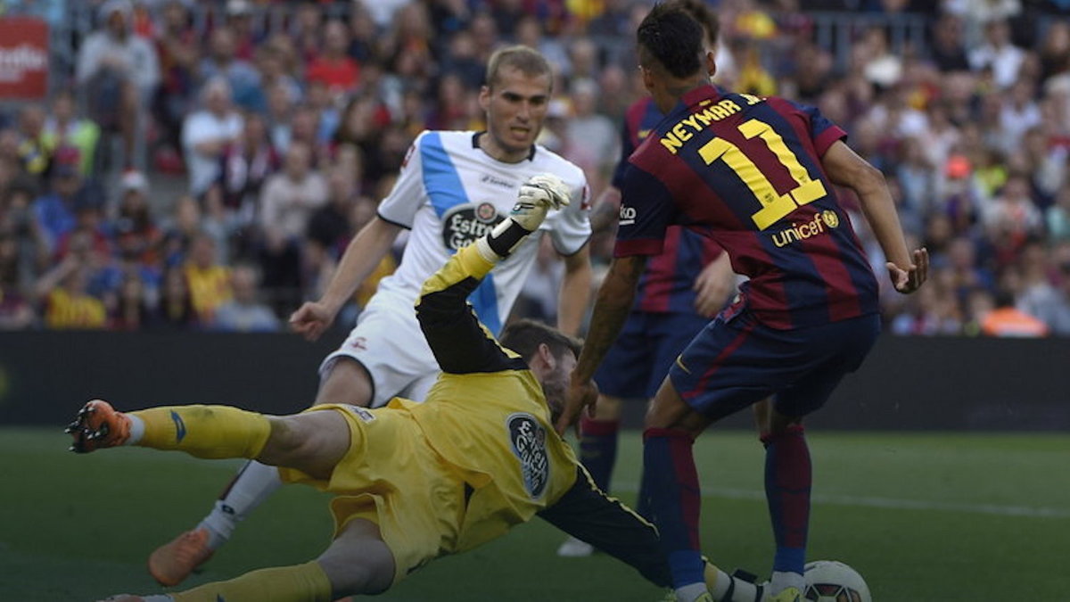 Mecz Barcelony z Deportivo, fot. AFP