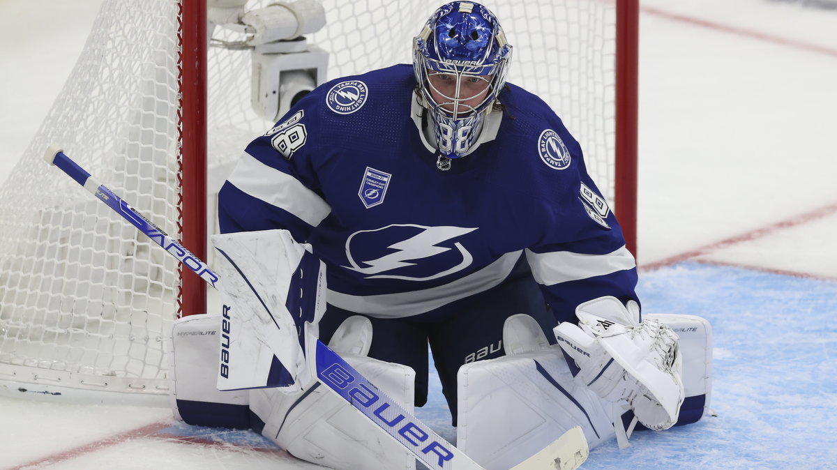 Bramkarz Tampa Bay Andrei Vasilevskiy