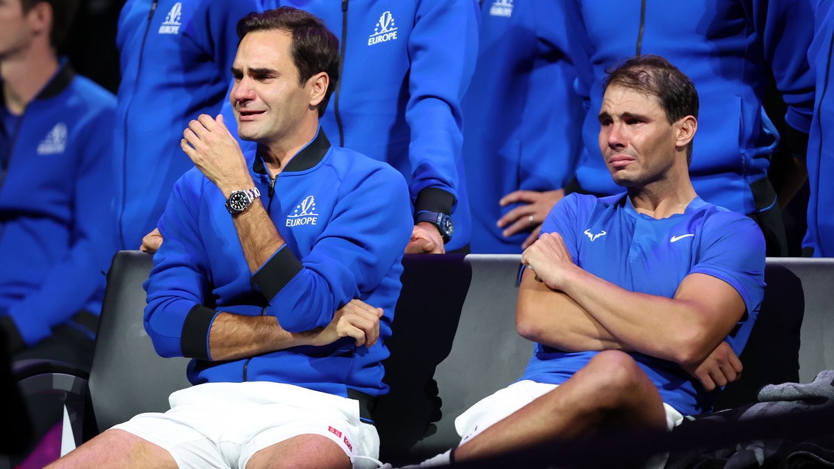 Roger Federer i Rafael Nadal nie kryli wzruszenia po meczu w Londynie