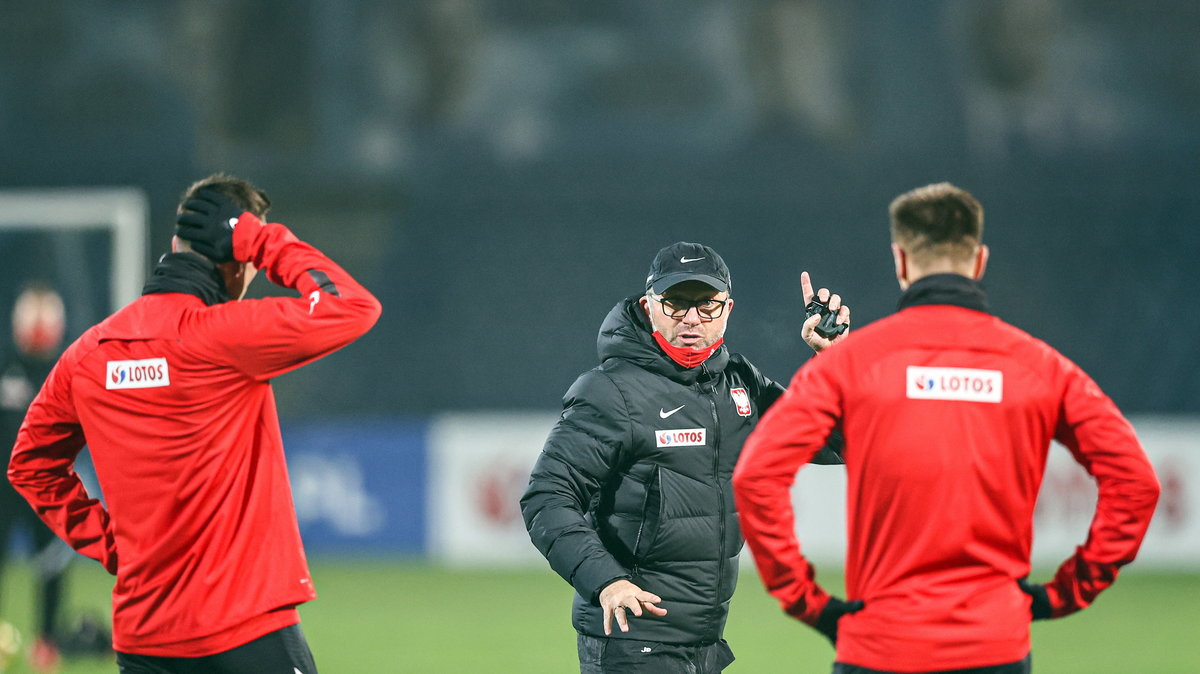 Jerzy Brzęczek, trening reprezentacji Polski