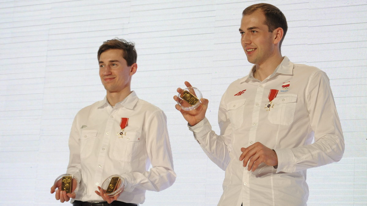 Kamil Stoch i Zbigniew Bródka