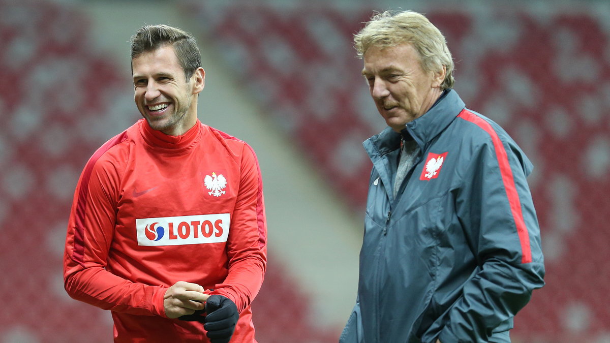 Zbigniew Boniek i Grzegorz Krychowiak