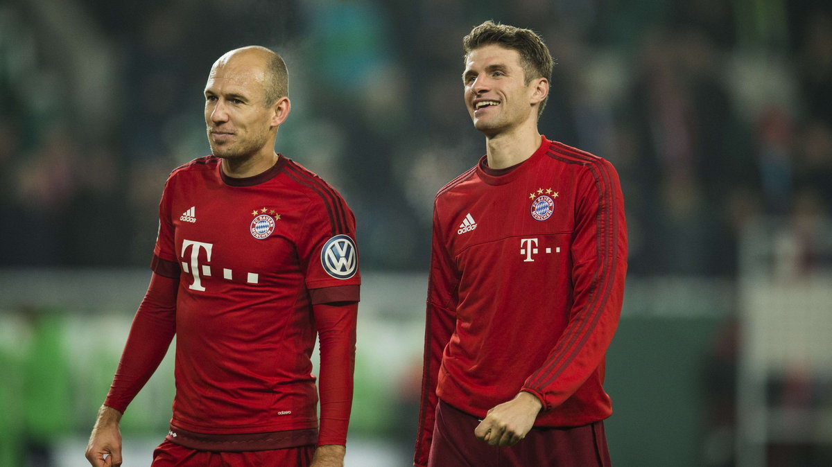 Arjen Robben i Thomas Mueller