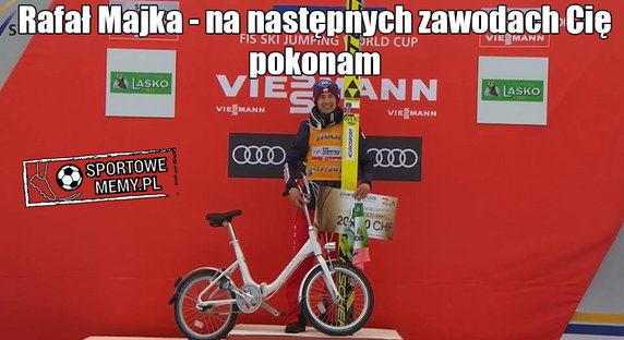 Memy po ostatnim zwycięstwie Kamila Stocha fot. Internet