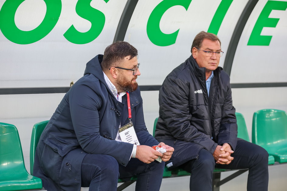 Dyrektor sportowy Górnika Łukasz Milik oraz trener Jan Urban mają sporo radości z gry Daisuke Yokoty