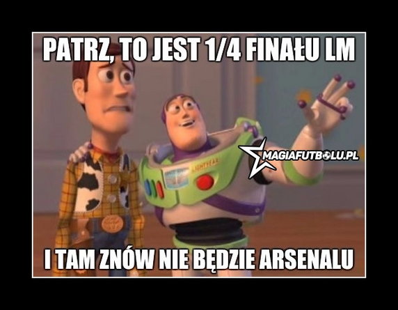 Bayern pokonał Arsenal 5:1. Memy po meczu Ligi Mistrzów