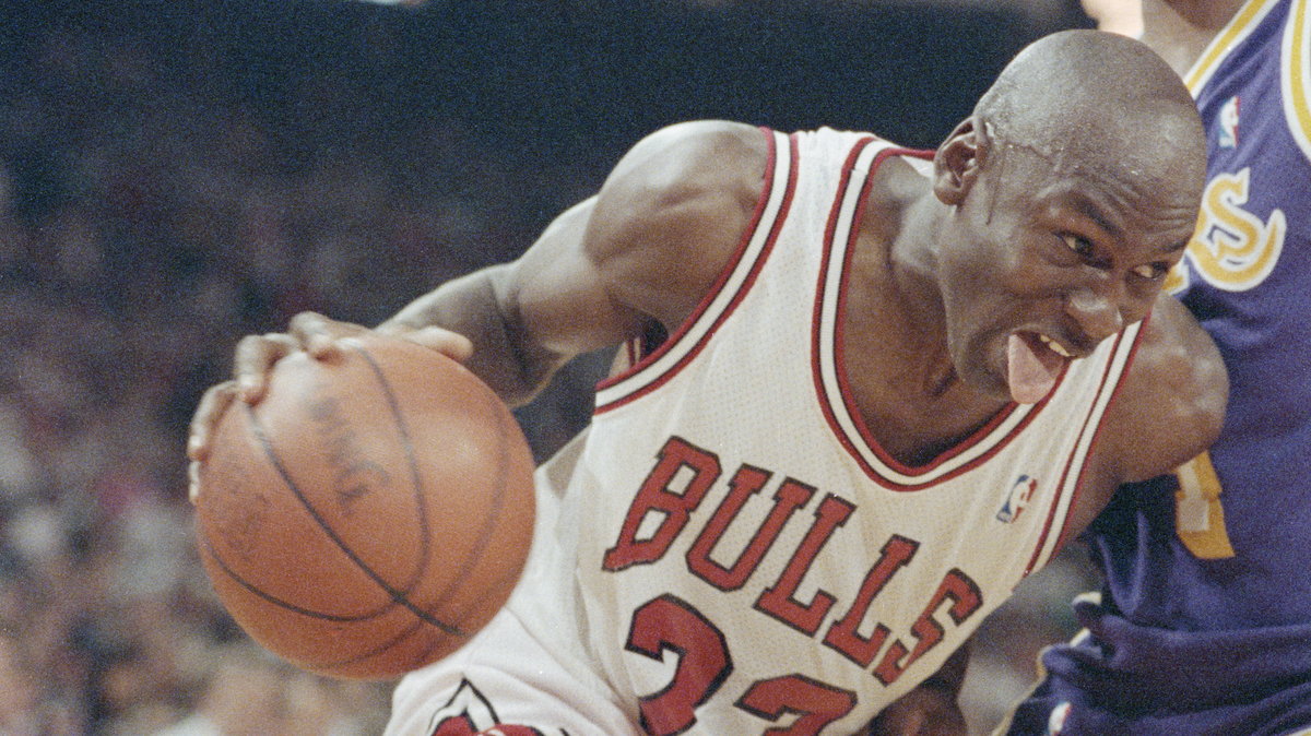 Michael Jordan w finale z Lakers w 1991 roku